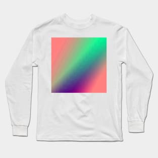 RED BLUE GREEN ABSTRACT TEXTURE PATTERN ART Long Sleeve T-Shirt